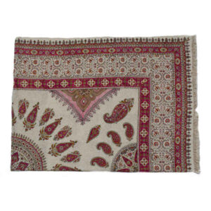 Persisches Tischtuch: Isfahans traditionelle Kalamkari Blockdruck Sonne