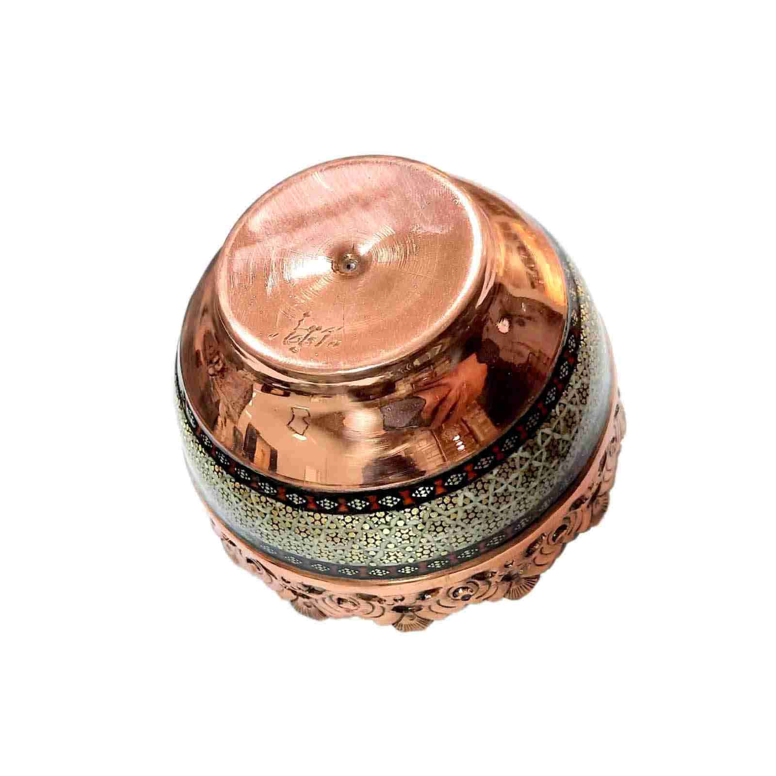 Dekorative Nüsse Schale Persische Kunsthandwerkliche Khatamkari Mahtab