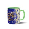 Persische Keramik Kaffeetasse - Liebesgedicht Kalligraphie