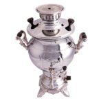 Persischer Gas-Samowar Traditionelles Design Teekocher Glatte Oberfläche 6-Liter