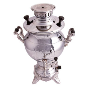 Persischer Gas-Samowar Traditionelles Design Teekocher Glatte Oberfläche 6-Liter