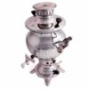 Persischer Gas-Samowar Traditionelles Design Teekocher Glatte Oberfläche 6-Liter