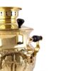 Persischer Samowar aus Messing Dekorativer Kohle-Teekocher 6-Liter