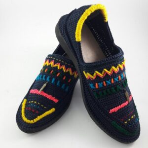Giveh Schuhe – Persische Handgefertigte Atmungsaktive Fußbekleidung Gestreift