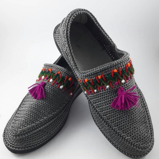 Giveh Schuhe - Persische Handgefertigte Atmungsaktive Fußbekleidung Mit Quasten