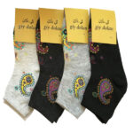 Hochwertige Socken für Damen mit Paisleymuster