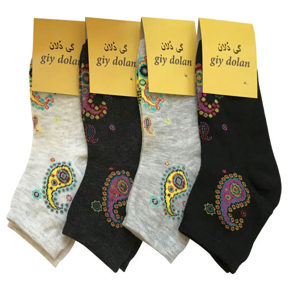Hochwertige Socken für Damen mit Paisleymuster