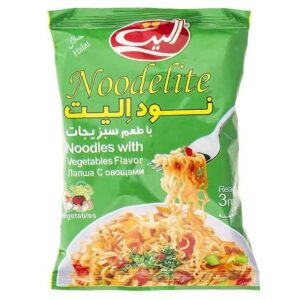 Instant-Nudeln – Elite Indomie – Gemüsegeschmack, Packung mit 20