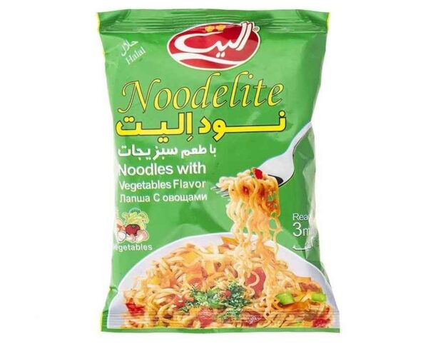 Instant-Nudeln - Elite Indomie - Gemüsegeschmack, Packung mit 20