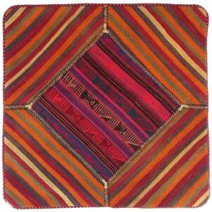 Persische Kilim Kissenbezüge – Handgewebtes gestreiftes Design (2er-Set)