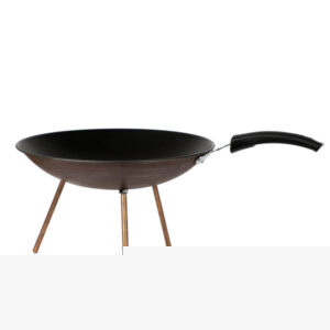 35 cm Camping-Pfanne mit Dreibein – Langlebig und Vielseitig für Outdoor-Kochen