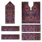 Handgefertigtes Balochi besticktes Kleidungsstück – Kahnooji