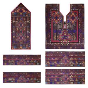 Handgefertigtes Balochi besticktes Kleidungsstück – Kahnooji