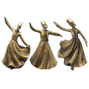 Set mit 3 Dekorativen Sama-Tänzer Figuren