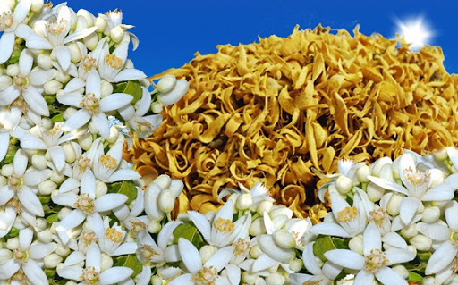 Getrocknete OrangenBlütenblätter 700 Gramm