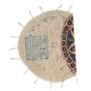 Persisches Tischtuch: Traditioneller Kalamkari-Blockdruck aus Isfahan – Sarv-Motiv