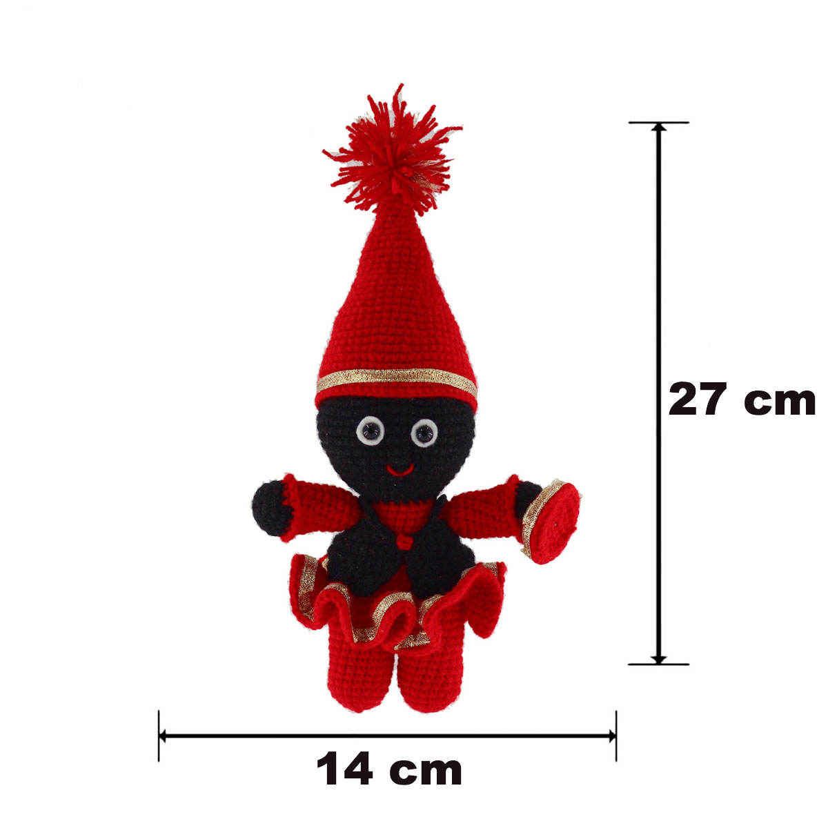 Amigurumi Handgemachte Gehäkelte Puppe für Nowruz – Hajji Firuz | Weiches Kuscheltier