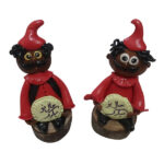 Ornament Hajji Firuz Figur für Persisches Neujahr Nowruz und Haft-sin (2x)