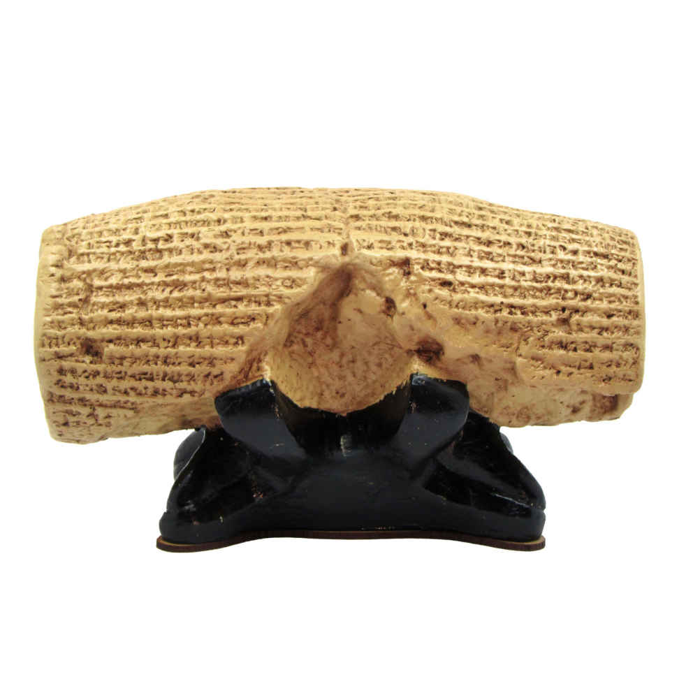 Historische Kyros der Große Menschenrechte-Zylinder-Figur