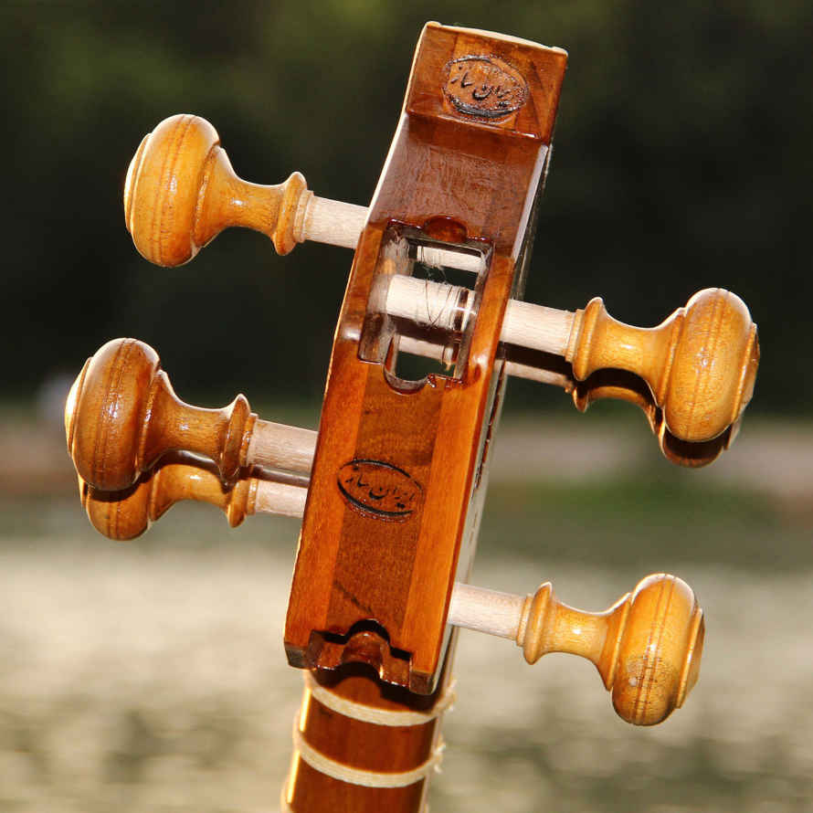 Persisches Tar Saiteninstrument – Handgefertigt von Iran-Saz, Modell 2 Stempel