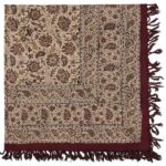Persisches Tischtuch: Isfahans traditionelle Kalamkari Blockdruck Atrian