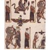 Persisches Tischtuch: Isfahans traditionelle Kalamkari Blockdruck Takht-e Jamshid