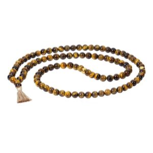 Islamischer Tigeraugen-Rosenkranz mit 101 Gebetsperlen Tasbih II
