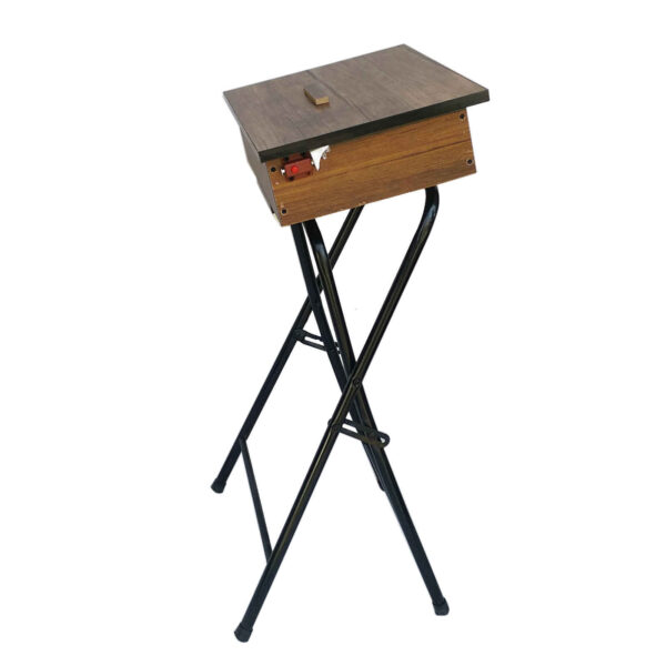 Stapelbarer Gebetstisch für Salah und Muslime | Namaz-Tisch Braun