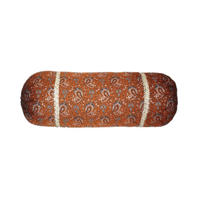 Traditionelles persisches zylindrisches Kissen mit eleganter Termeh-Stoffbezug (2x)