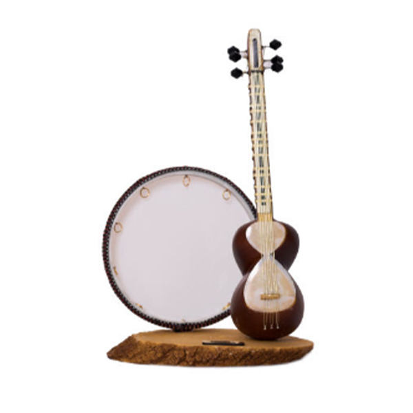 Maquette Modellbausatz: Persisches Tar- & Daf-Instrumenten-Set