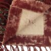 Persisches Tischtuch: Isfahans traditionelle Kalamkari Blockdruck Rot