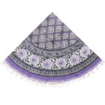 Persisches Tischtuch: Isfahans traditionelle Kalamkari Blockdruck Blau