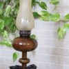 Persische Holz-Petroleumlampe Modell Raika