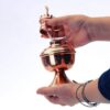 Persische Kupfer-Petroleumlampe Modell Shah Abbas (2x)