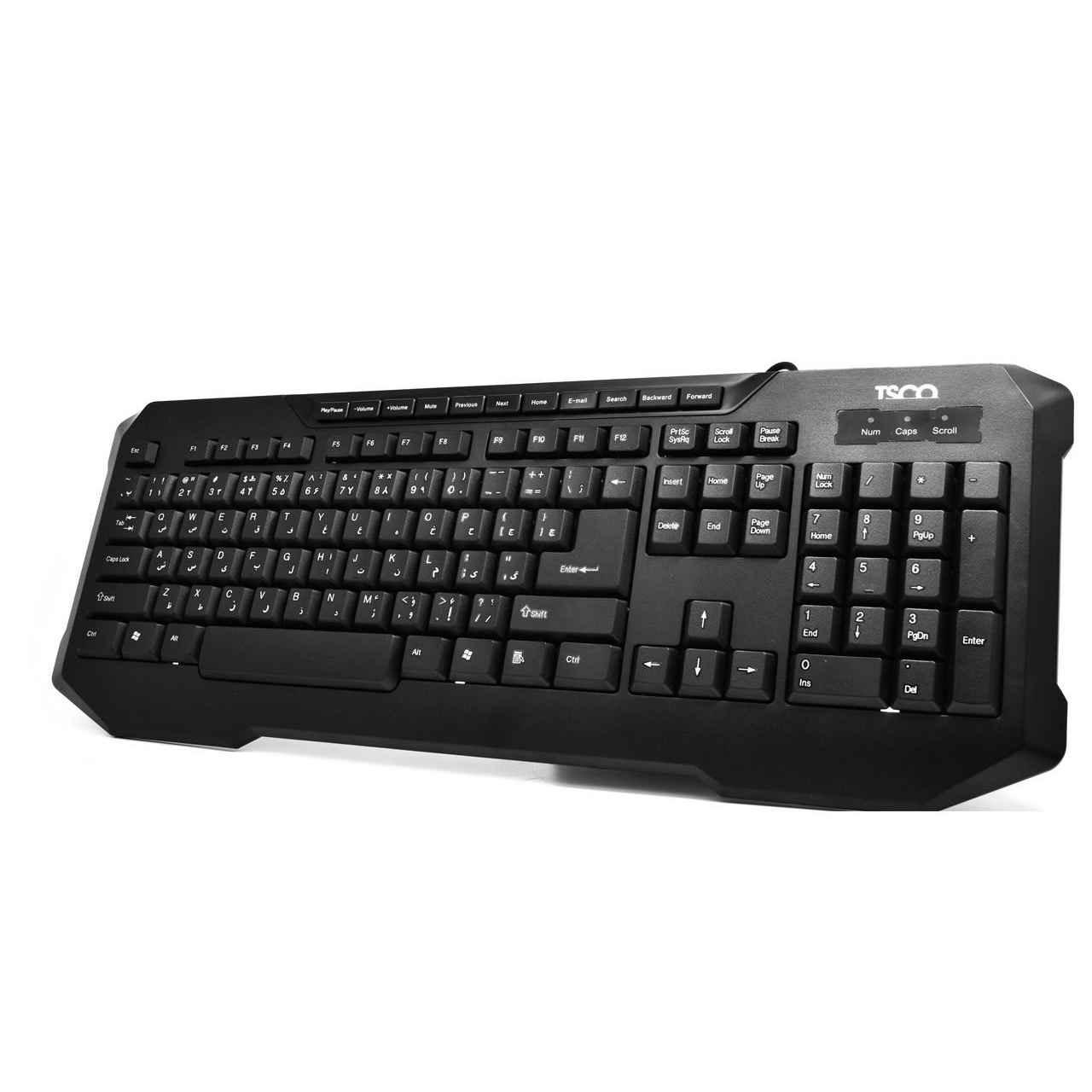 Tsco Tastatur mit persischen Tastenabdeckungen TK 8026