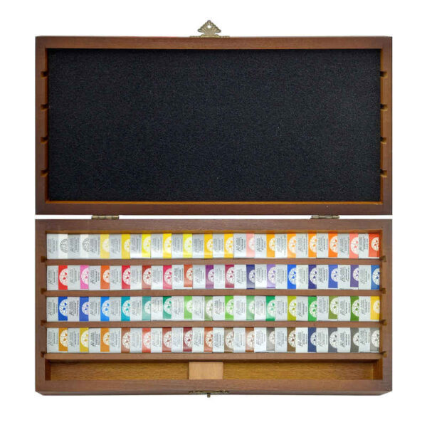 Afra 64-Color Aquarellset in Holzbox