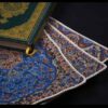 Persische Termeh-Gebetsmatte Luxus Islamische Sajada Blau