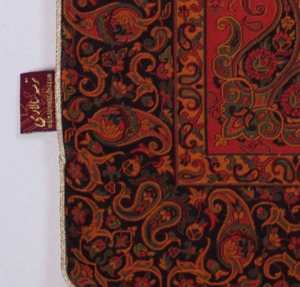 Persische Termeh-Gebetsmatte Luxus Islamische Sajada Rot