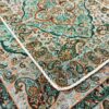 Reisegebetsteppich für Muslime, taschengröße & tragbar, grünes Paisley