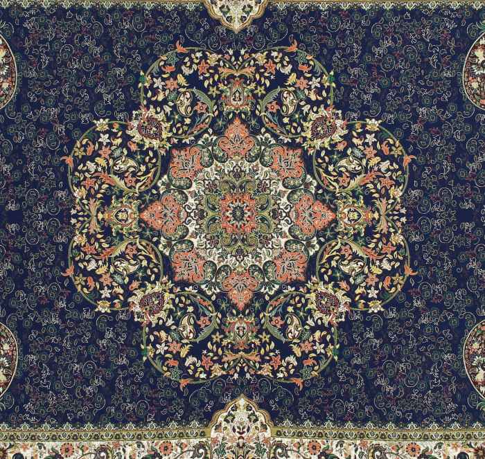 Persische Termeh-Gebetsmatte Luxus Islamische Sajada