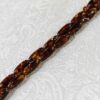 Islamischer Bernsteinkristall-Rosenkranz mit 33 Gebetsperlen Tasbih