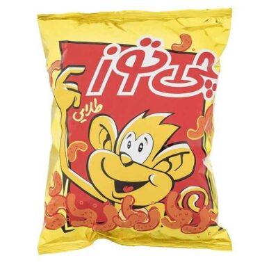 Cheetoz Talai Iranischer Pofak, Gesalzener Käse-Snack, 170 g (10er-Pack)
