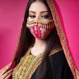 Handgefertigte Mode Stickerei Gesichtsmaske für Frauen – Modell Negin