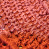 Handgewebter Boho-Makramee-Boden-Teppich – Rote Farbe