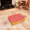 Handgewebter Boho-Makramee-Boden-Teppich – Ovalform