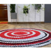 Handgewebter Boho-Makramee-Boden-Teppich – Teriko-Muster