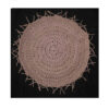 Handgewebter Boho-Makramee-Boden-Teppich – Runde Form