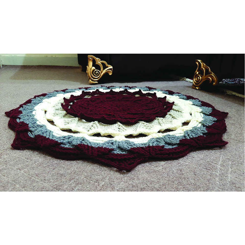 Handgewebter Boho-Makramee-Boden-Teppich – Klassisches Design