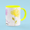 Persische Keramik Kaffeetasse - Gedicht Kalligraphie