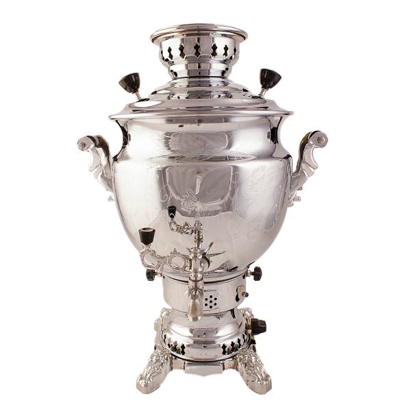Persischer Gas-Samowar Teekocher Traditionelles Design 8-Liter